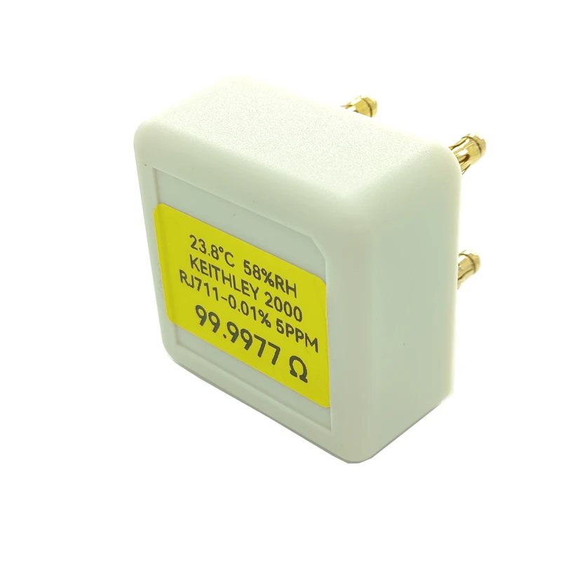High Precision High Precision Resistor Fios Resistor Padrão para Multímetros Calibração Rj711 001 a 5ppm Novidades Release