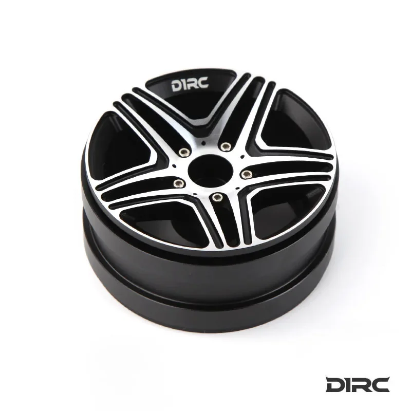 2 Pcs 2.2 Inches Metal Replica Wheels Hub for 1/10 RC Crawler Car Traxxas TRX4 G500 TRX6 G63 Diy Parts