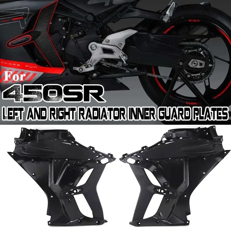 For CFMOTO Accessories 450SR SR450 450SRS CF400-6 Motorcycle Left and Right Radiator inner guard plate