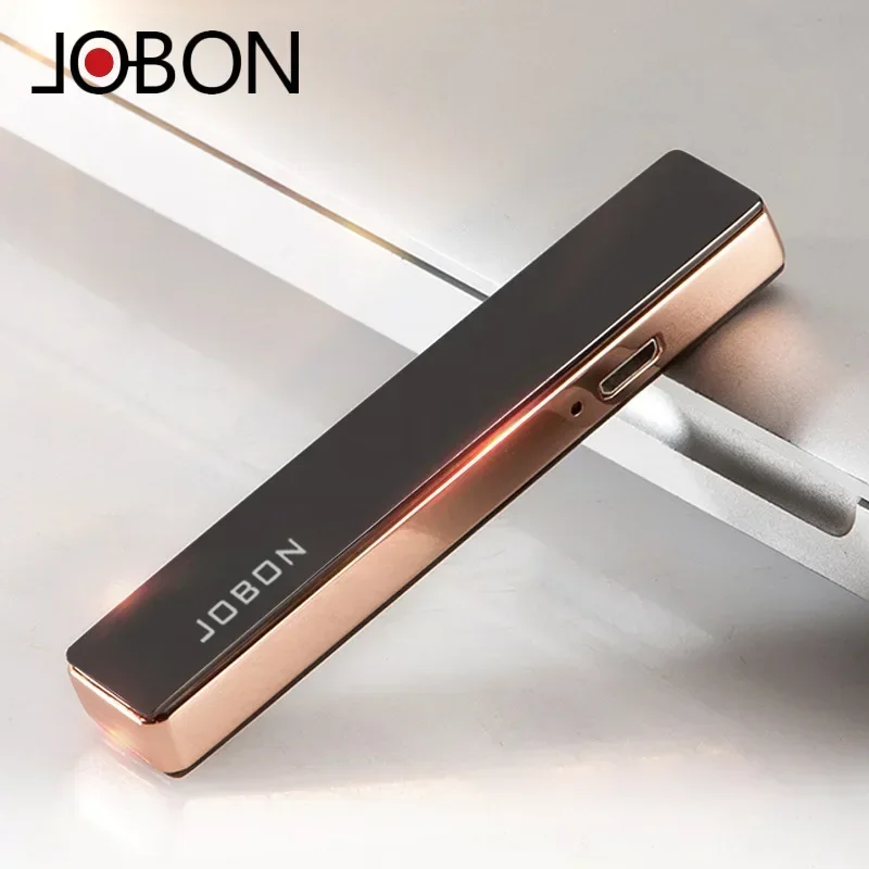 

Вольфрамовая Зажигалка JOBON, электрическая металлическая USB-зажигалка с быстрой зарядкой, компактная портативная ароматическая свеча, прикуриватель, необычный подарок