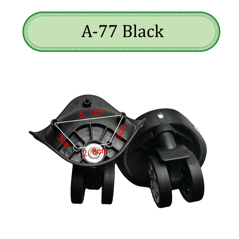 Suitable For Hongri A-77 Universal Wheel Trolley Case Wheel Replacement Luggage Pulley Sliding Casters wear-resistant Repair