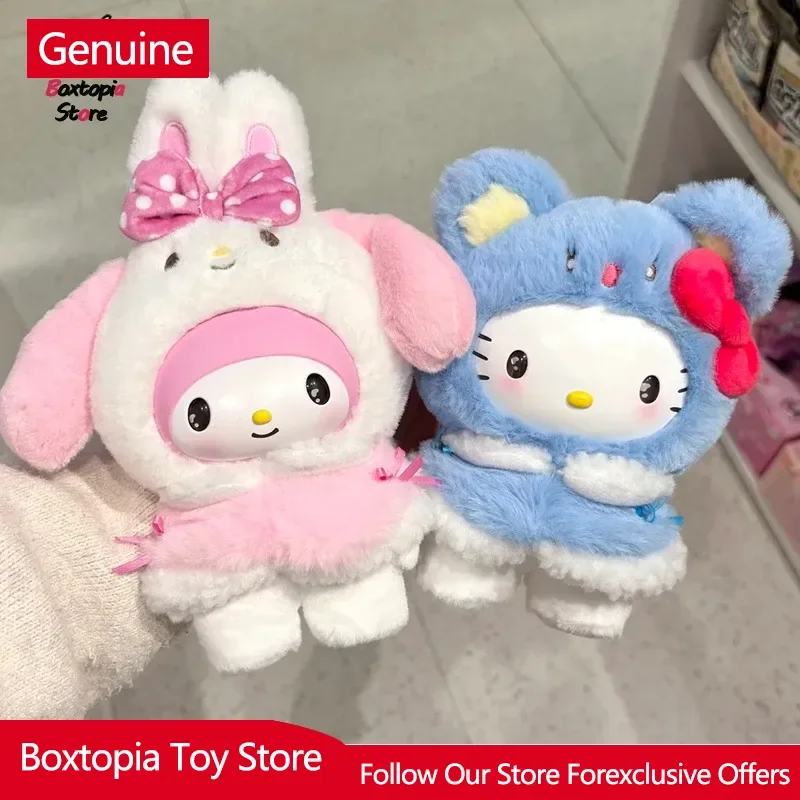 

New Genuine Sanrio Little Cape Series Vinyl Plush Pendant Blind Box Toy Bag Decor Keychain Mystery Box Friend Birthday Gift