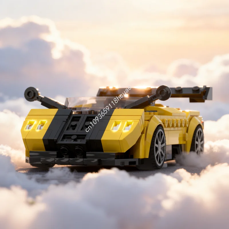 

259pcs MOC City Champions Pagani Zonda Cinque Model Building Blocks Construction Creative Idea Christmas Gifts Toys Education