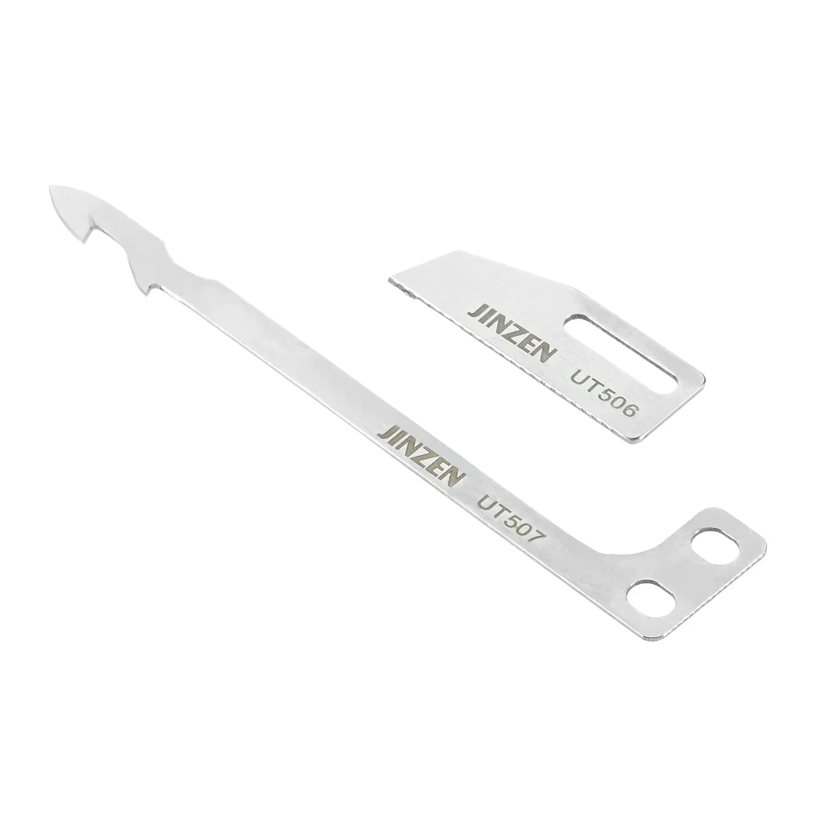UT506 UT507 Thread Trimming Movable Fixed Knife Blade for Siruba C007E C007J Coverstitch Sewing Machine Embroidery Tailors Tool