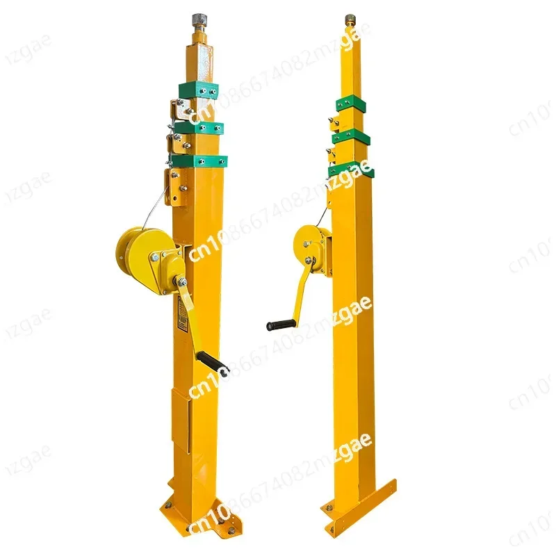 

Подъемная мачта 3, 4, 6, 7, 9-метровая ручная телескопическая подъемная башня Мачта для мониторинга связи Французский бар Световой столб