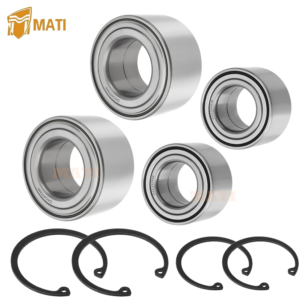 

MATI Front&Rear Heavy Duty Wheel Bearing Kit for Arctic Cat Wildcat 4X/X 2018-2019 HDX-700-International 2017 1402-809 1402-027