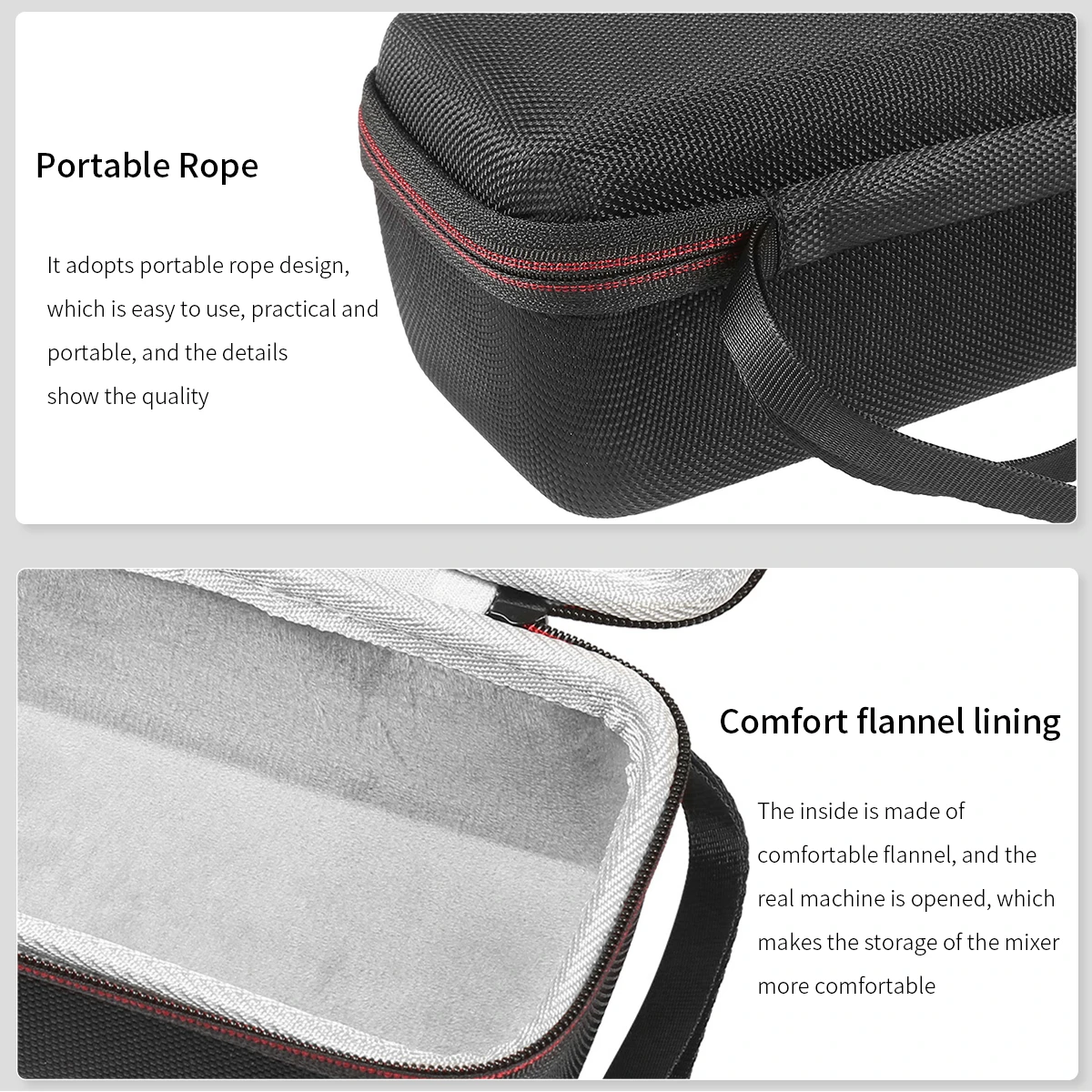 Travel Protective Carrying Digital Multitrack Recorder Storage Bag Hard Case for Zoom H4n Pro H6