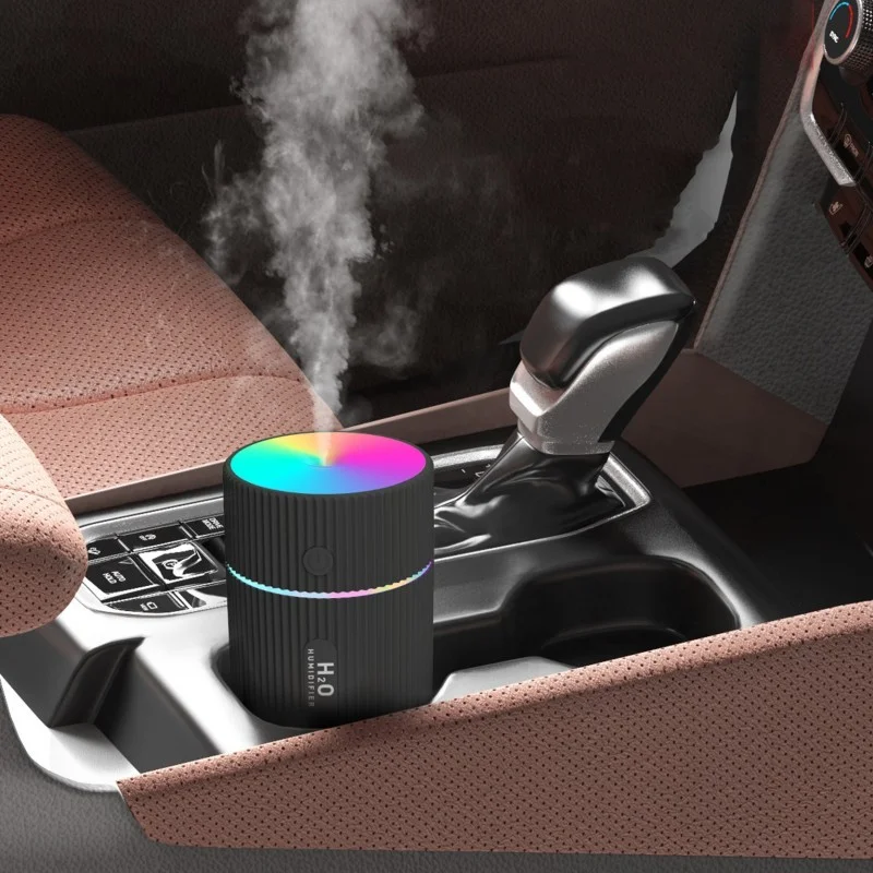 

Mini Summer Cool Car Air Humidifier USB Charging With Colorful LED Smart Portable Air Freshener Mist Sprayer Diffuser 220ML