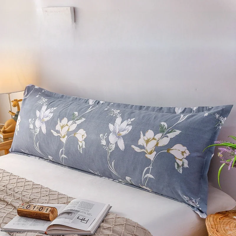 Double Size Extra Long Pillow Core Couple Large Home Use Rectangular Polyester Fiber Backrest Integrated Bedding Accessories