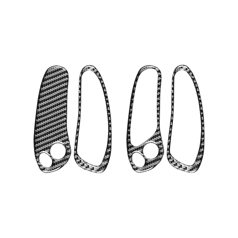 For Chevrolet Corvette C5 1998-2004 Accessories Carbon Fiber Interior Car Speedometer Both Sides Button Trim Cover Frame Sticker