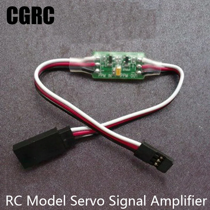 RC Model Servo Signal Amplifier Anti-interference Receiver Output for 1/10 RC Crawler Drift Truck TRX4 SCX10 SCANIA ACTROS