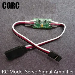 Modello RC Servo Amplificatore di Segnale Ricevitore Anti-interferenza Uscita per 1/10 RC Crawler Drift Truck TRX4 SCX10 SCANIA ACTROS