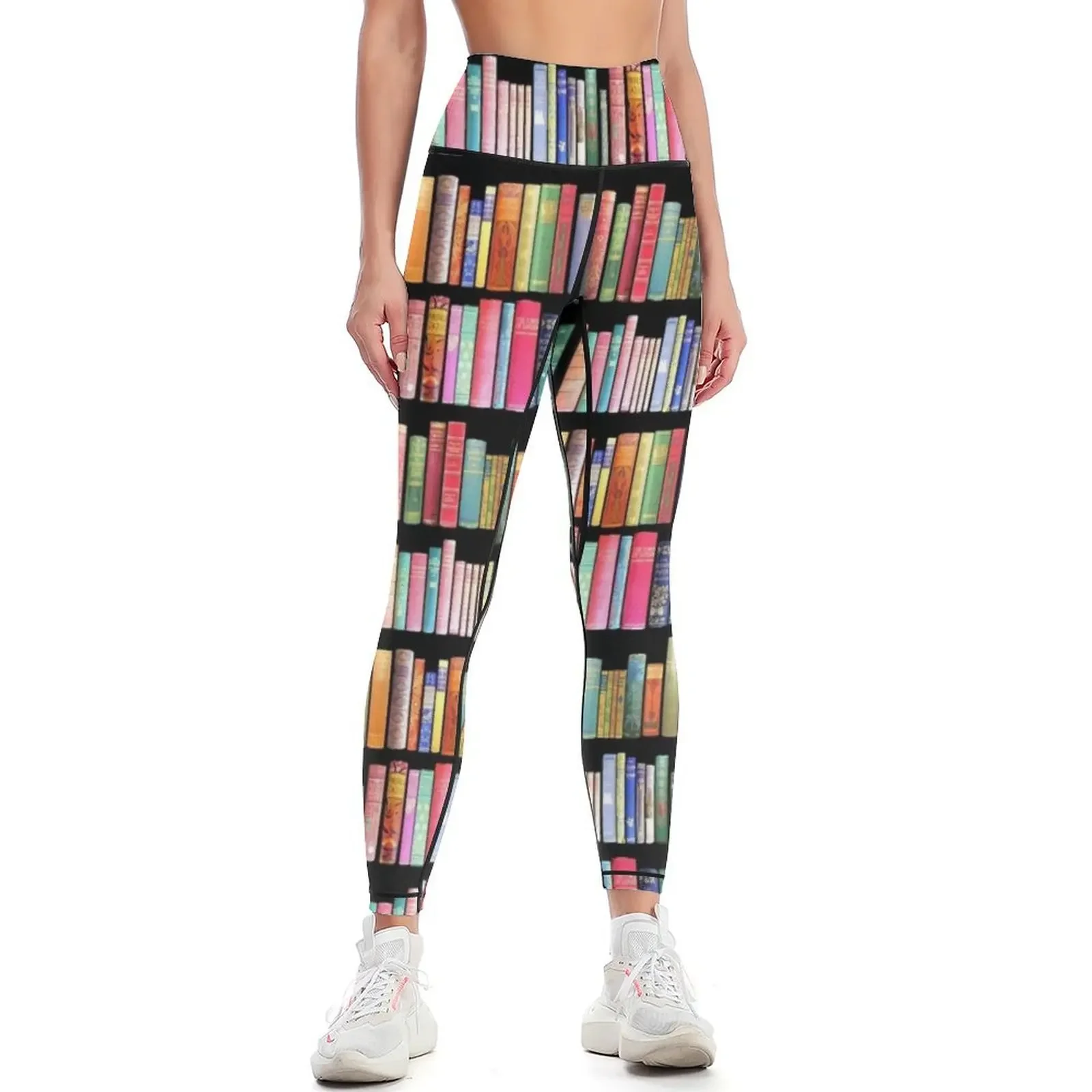 

Bookworms Delight / Antique Book Library for Bibliophile Leggings gym pants workout shorts push up legging Womens Leggings