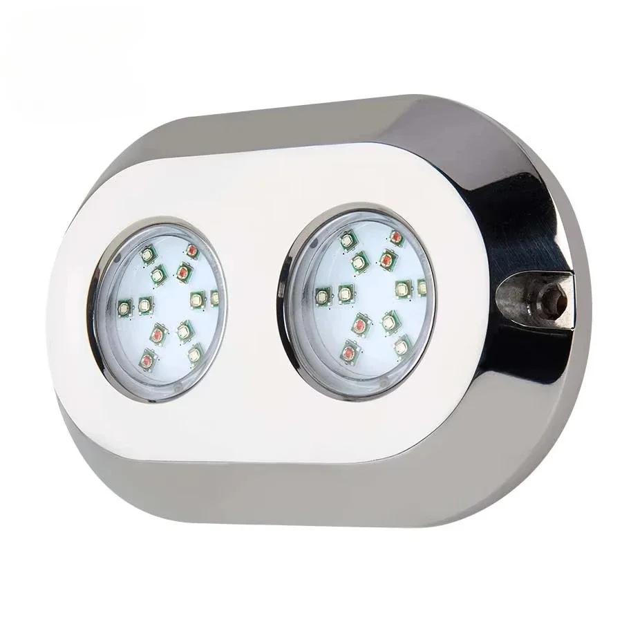 RGB 120w 12v Underwater Led Lights for Small Fountains Mini Aquarium led Boat Swimming Pool Colored Import Export Led Lighting