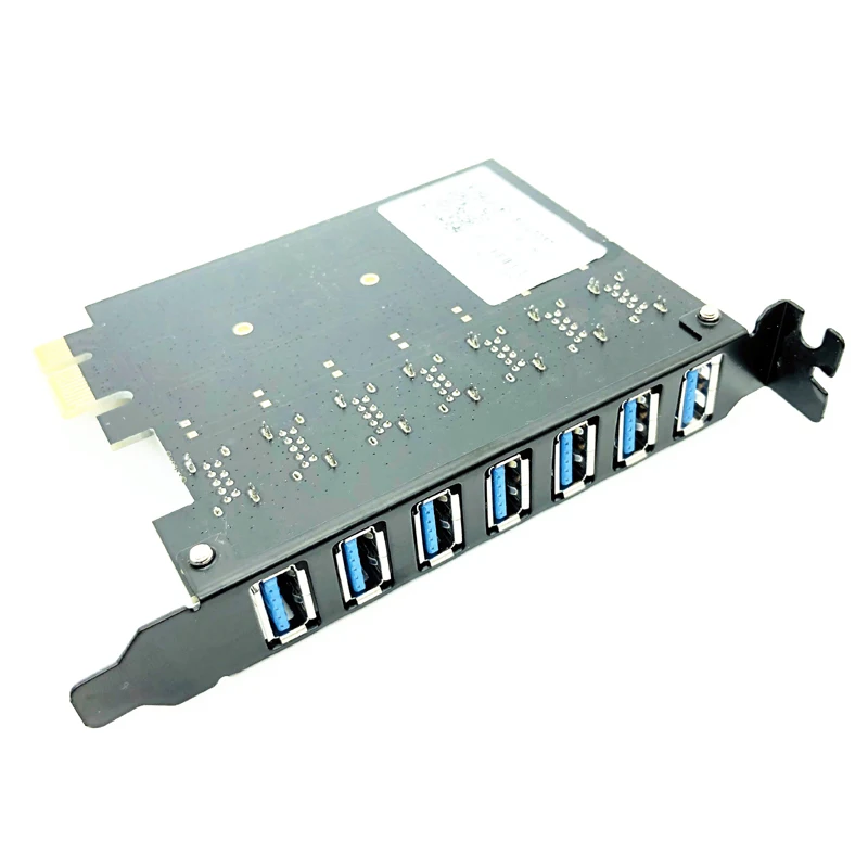 USB 3.0 PCI-E Adattatore per Schede Di Espansione 7 Porte USB 3.0 Hub Adapter Controller Esterno PCI-E Extender PCI Express Card per desktop