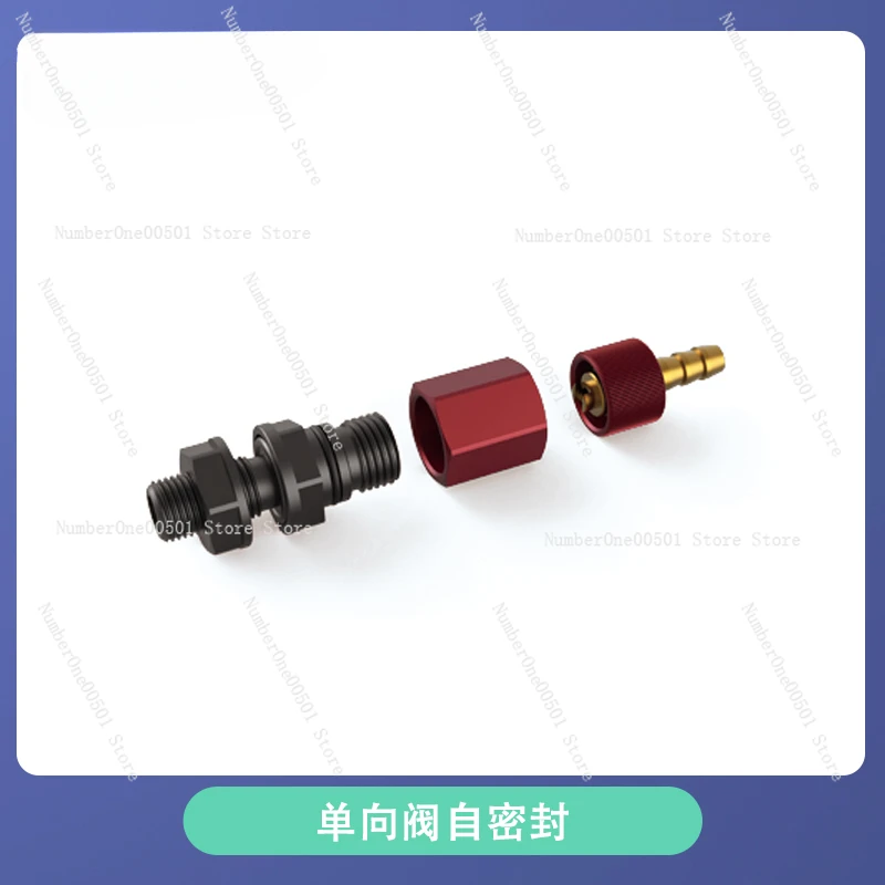 M10 airtight test nozzle sealed test cabin exhaust vacuum valve self-sealing check valve PRV check valve