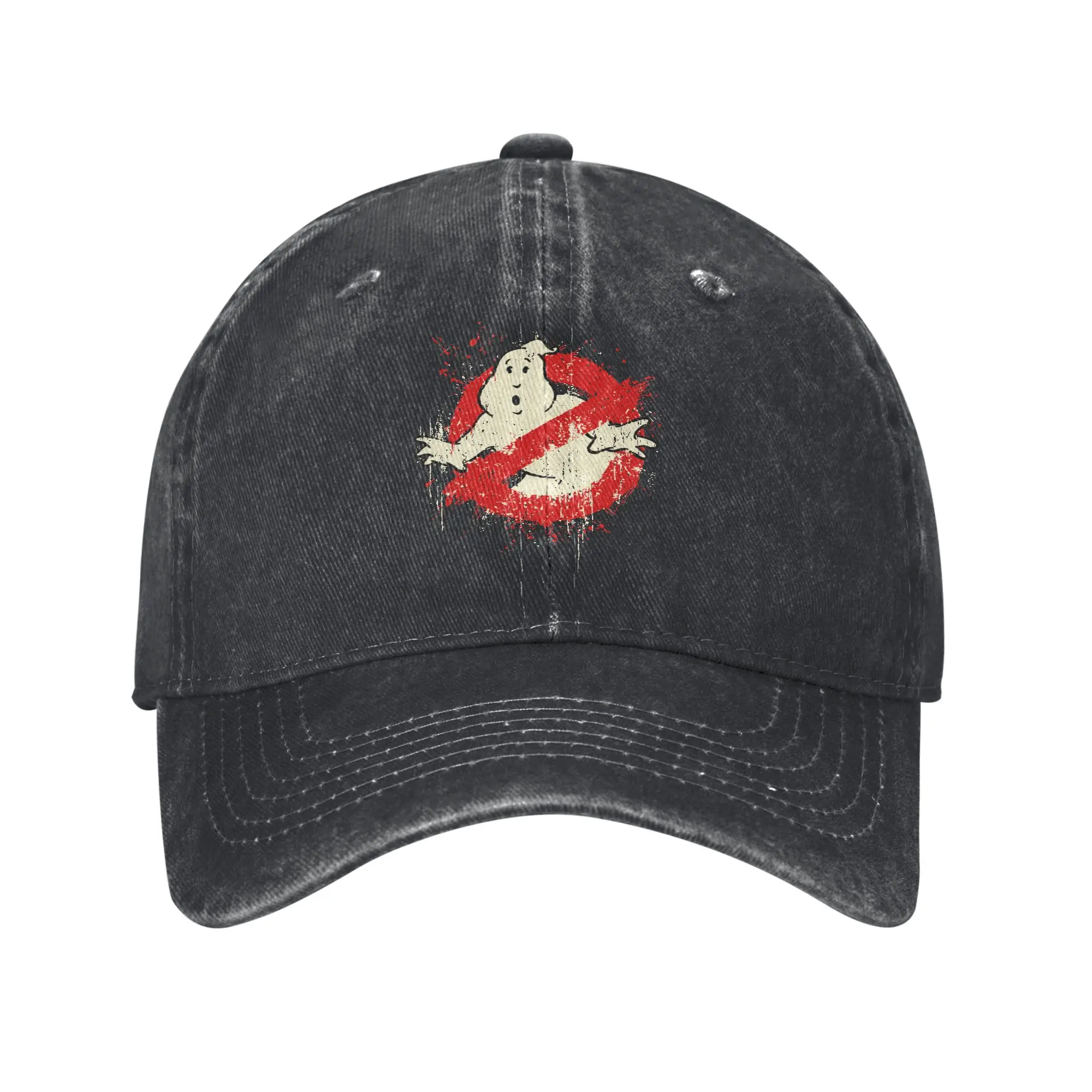 Ghostbusters Movie Music Ghost Busters Baseball Caps Vintage Distressed Cotton Sun Cap Outdoor Running Golf Adjustable Fit Hat