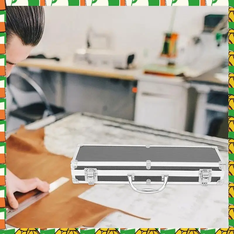 

1 PCS Practical Aluminum Suitcase Aluminum Alloy Toolbox Accessories Storage Box