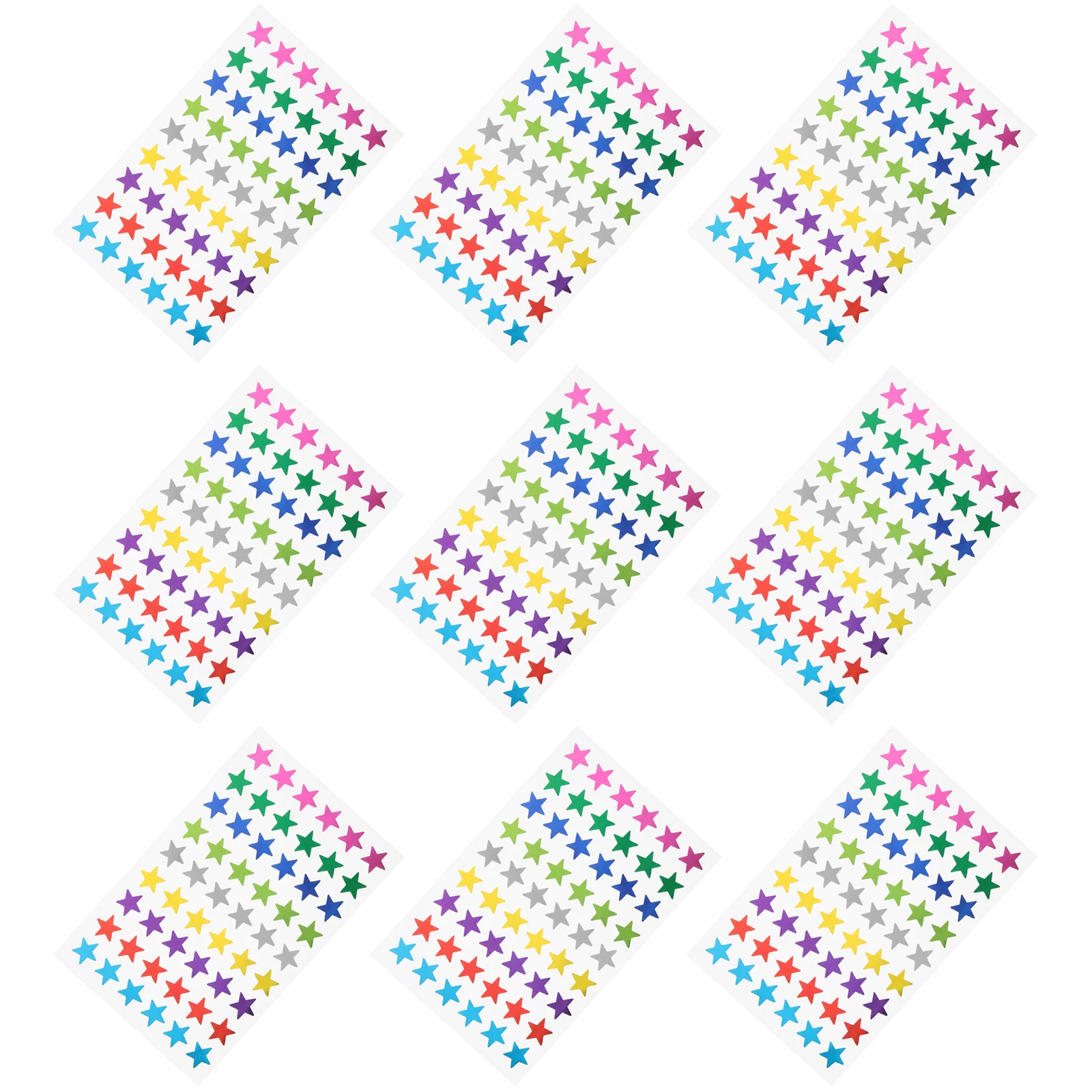 

Star Stickers Reward Stickers Kindergarten Classroom Decor Colored Self-Adhesive Wall Decals For Home School Office