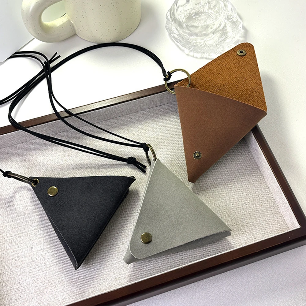 

Hanging-Neck Glasses Clip Double-Sided Mini Hanging-Neck Bag Glasses Holder Hanging Lanyard Coin Purse For Women Organization