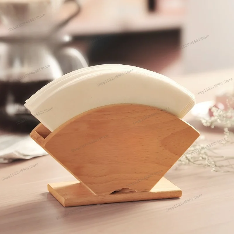 For Hanging Ear Hand Brewed Coffee Filter Paper Holder, Coffee Filter Paper Dustproof Storage Rack