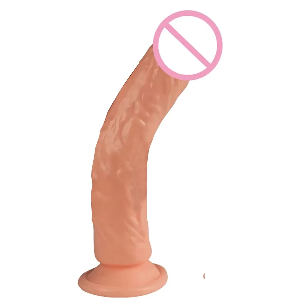 7 Size Realistic Flesh Color Dildo Suction Cup Dildo Female Masturbator Clitoral Stimulator Big Dick Lesbian Sex Toys For Women