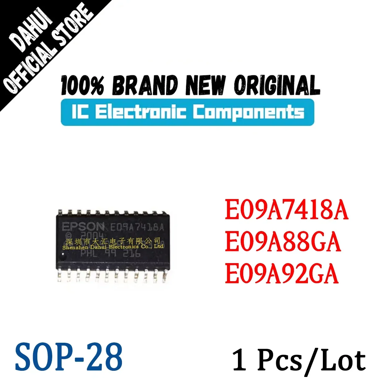 

E09A7418A E09A88GA E09A92GA SOP-28 Printer driver chip Brand New Original In Stock