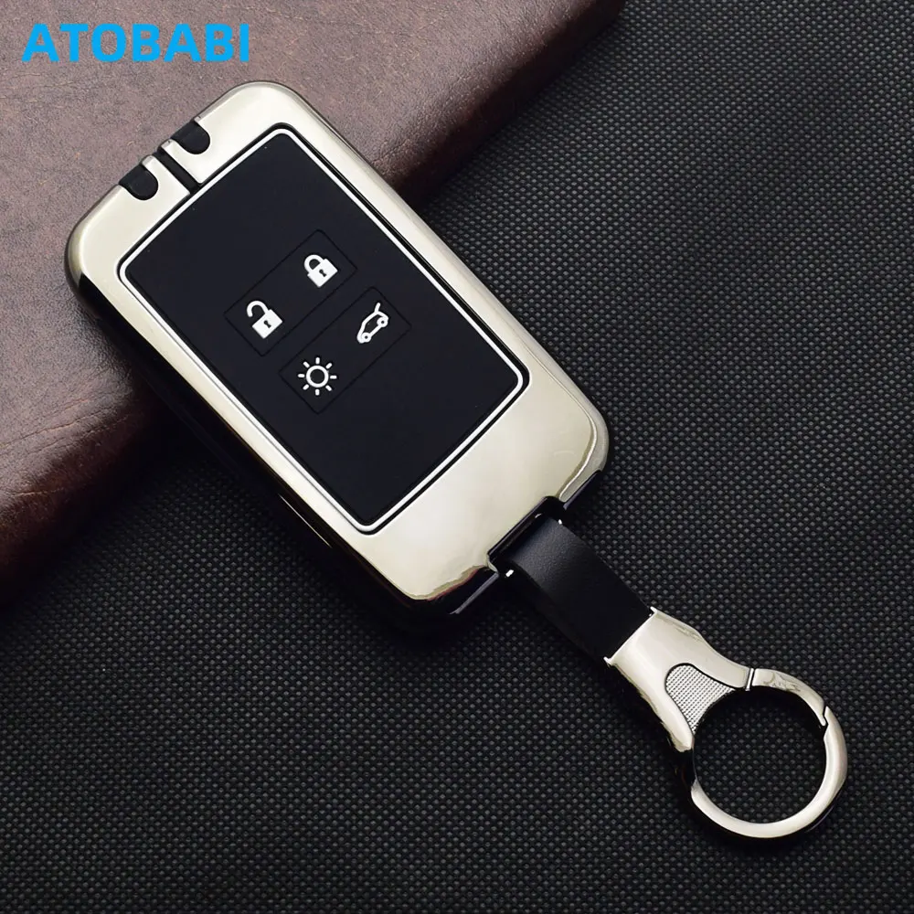 Étui pour clé de voiture en alliage de Zinc, accessoire pour Renault Koleos Talisman Megane Sport Espace Captur Dacia Sandero Stepway Duster 2023