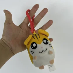 New Kawaii Cute Anime Trotting Hamtaro Sandy Mouse Mini Plush Keychain Small Pendant Kids Stuffed Toys For Children Gifts 8CM