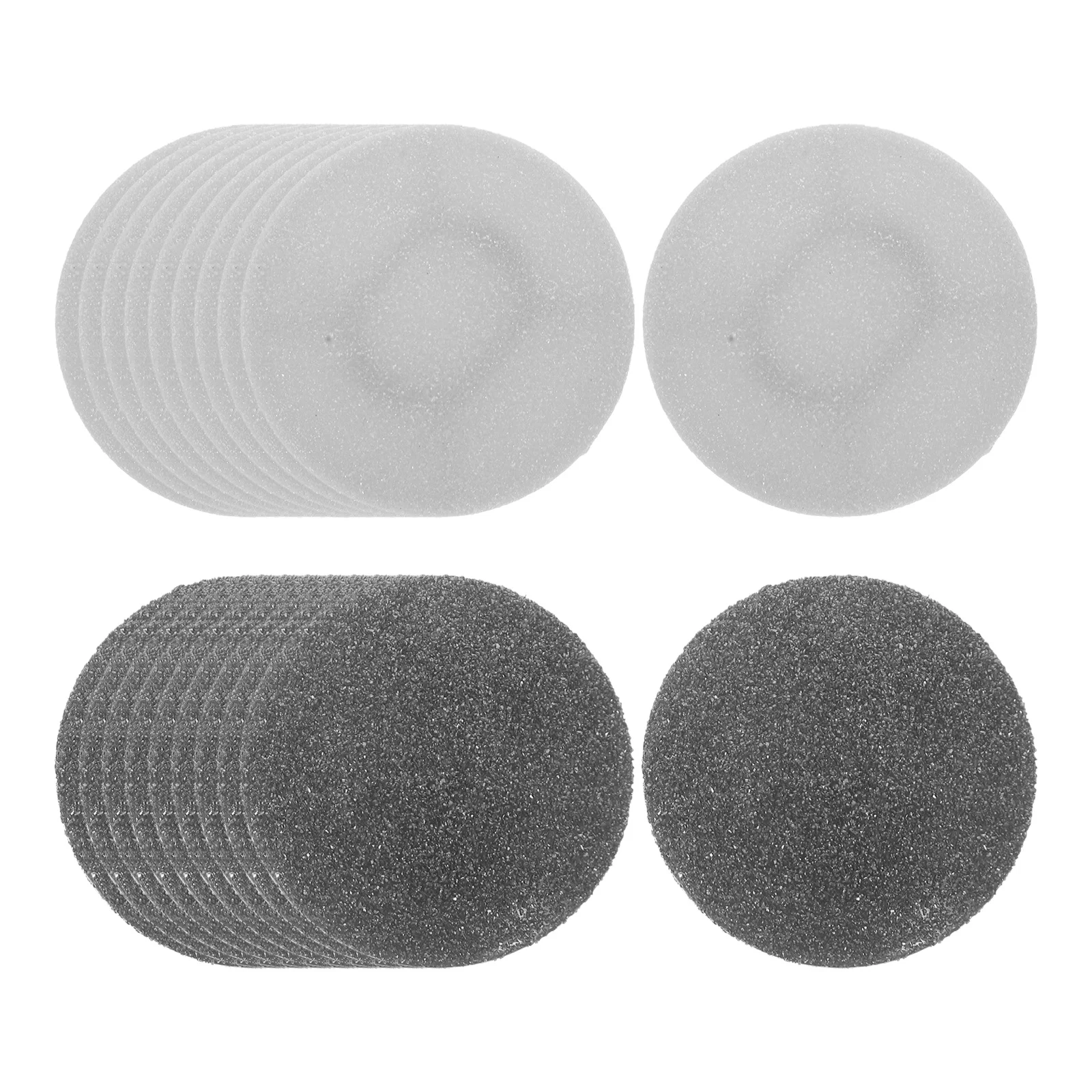 

20Pcs Foot File Replacement Heads Electric Foot File Pad Hard Skin Remover Refill for Cracked Heels and Dry Skin Pedicure Tools