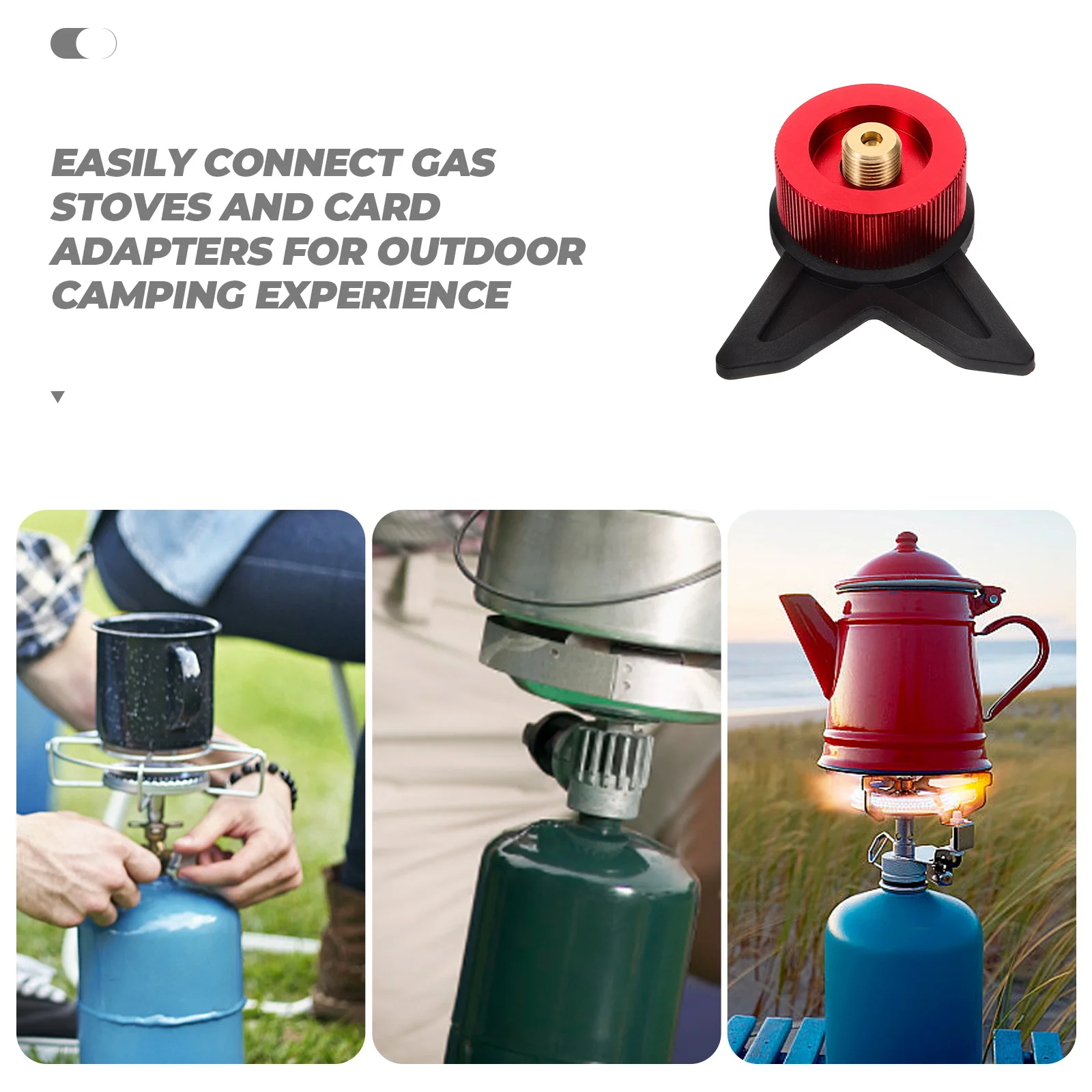 

Outdoor Gas Tank Converter For Camping Stove Butane To Propane Adapter Brass Quick Connect Fitting Furnace Conversion Head