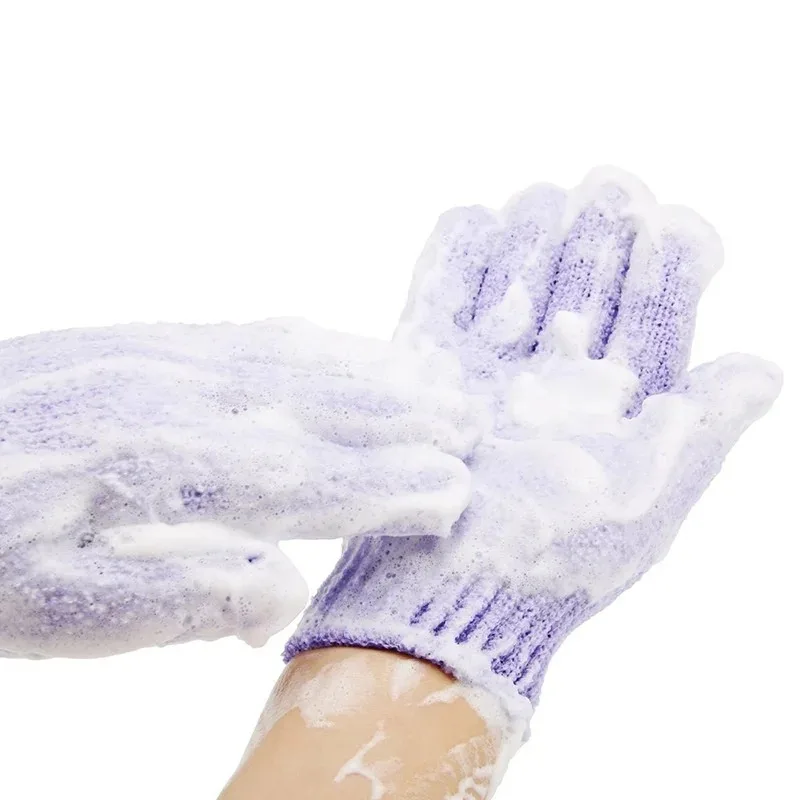 Bath for Peeling Exfoliating Mitt Glove with Shower Scrub Gloves Resistance Body Massage Sponge Wash Skin Moisturizing image 4