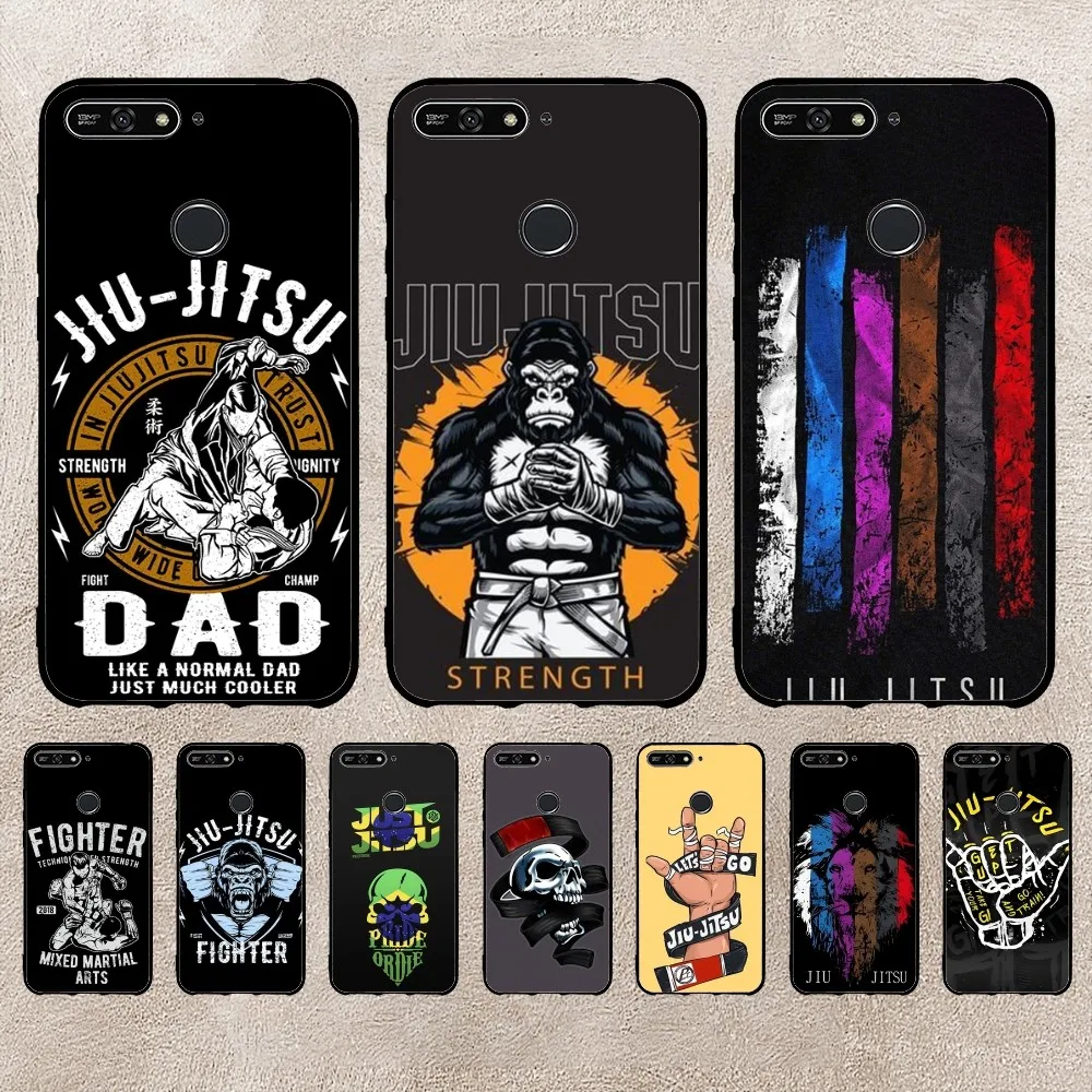 BJJ Brazilian Jiu Jitsu Phone Case For Xiaomi 11 Redmi Note 11 5G 8T 9A 9 10T Note8Pro Note9 12SUltra Black Case