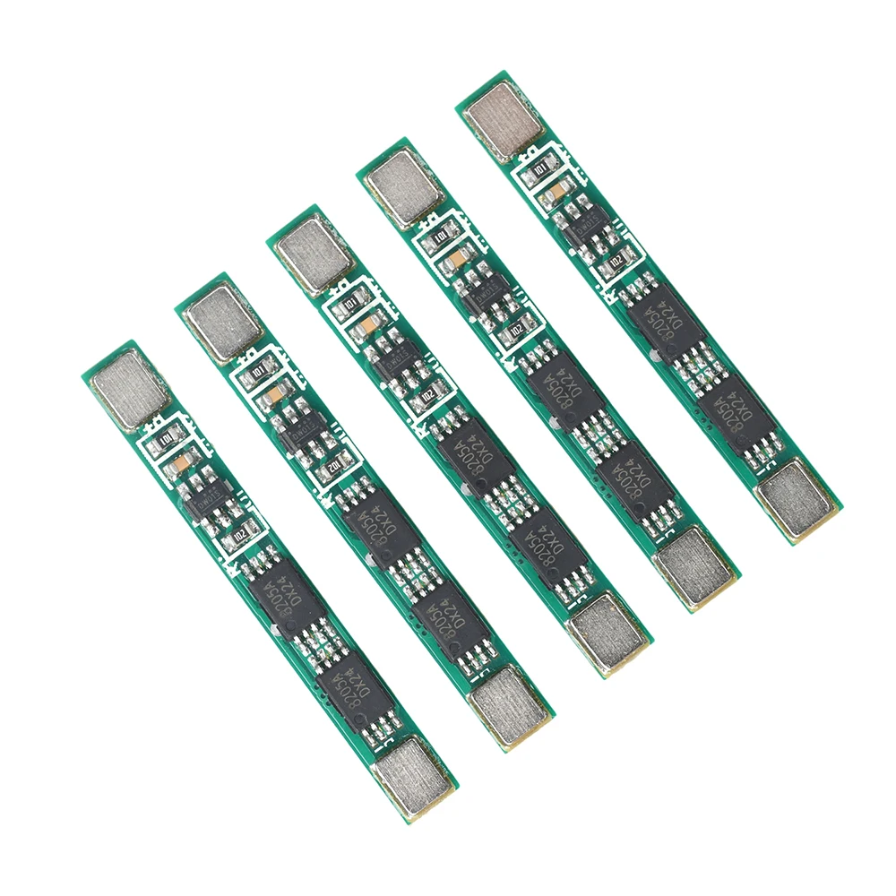 

5PC 1S 3.7V 4A 18650 Lithium Battery Charging Protection Board BMS Overcharge Overdischarge Overcurrent Short Circuit Protection