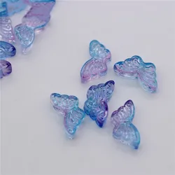 30pcs New Butterfly Czech Glass Beads For Jewellery Making Bracelets Earrings Keychain Handmade Beads Diy Handcraft Accessories