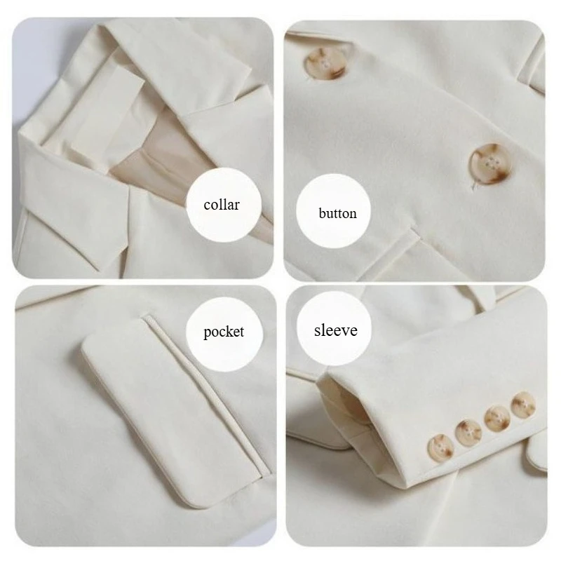 2025 Blazer classique femmes gris foncé veste de costume de bureau avec poches à boutons tenue de bureau élégante femme