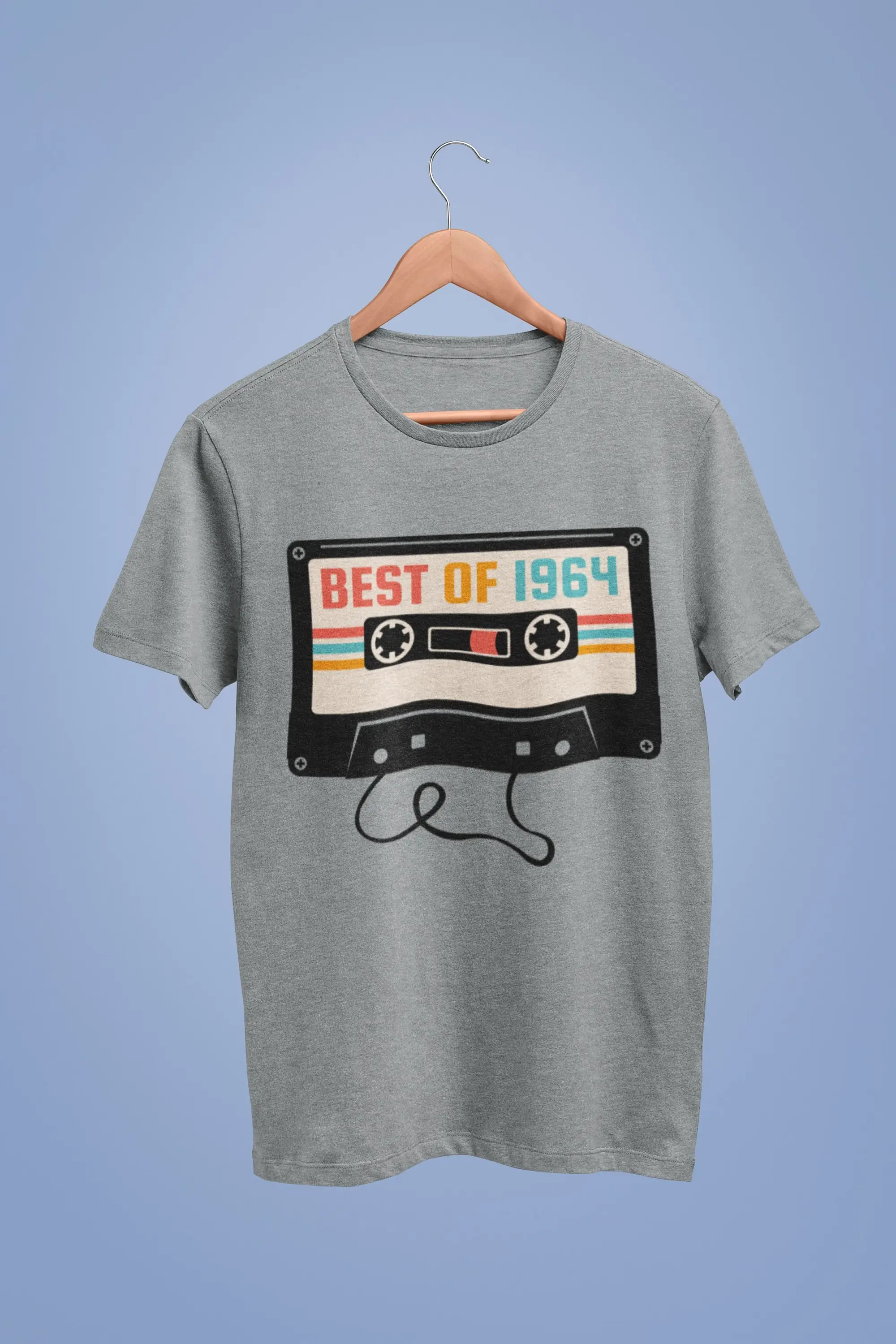 Retro 60th Birthday T Shirt 2024 Best Of 1964 Cassette Mix Tape sixtieth gift ideas for him