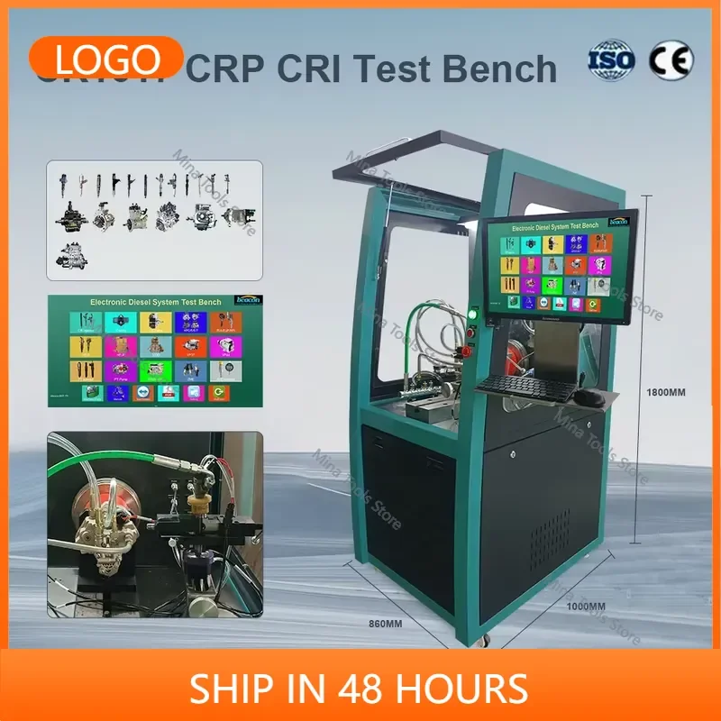 CR1017 CRP CRI Common Rail Testing Machine Pump Injector Test Rail Pressure Sensor DRV Valve CP4 HP5 Pump