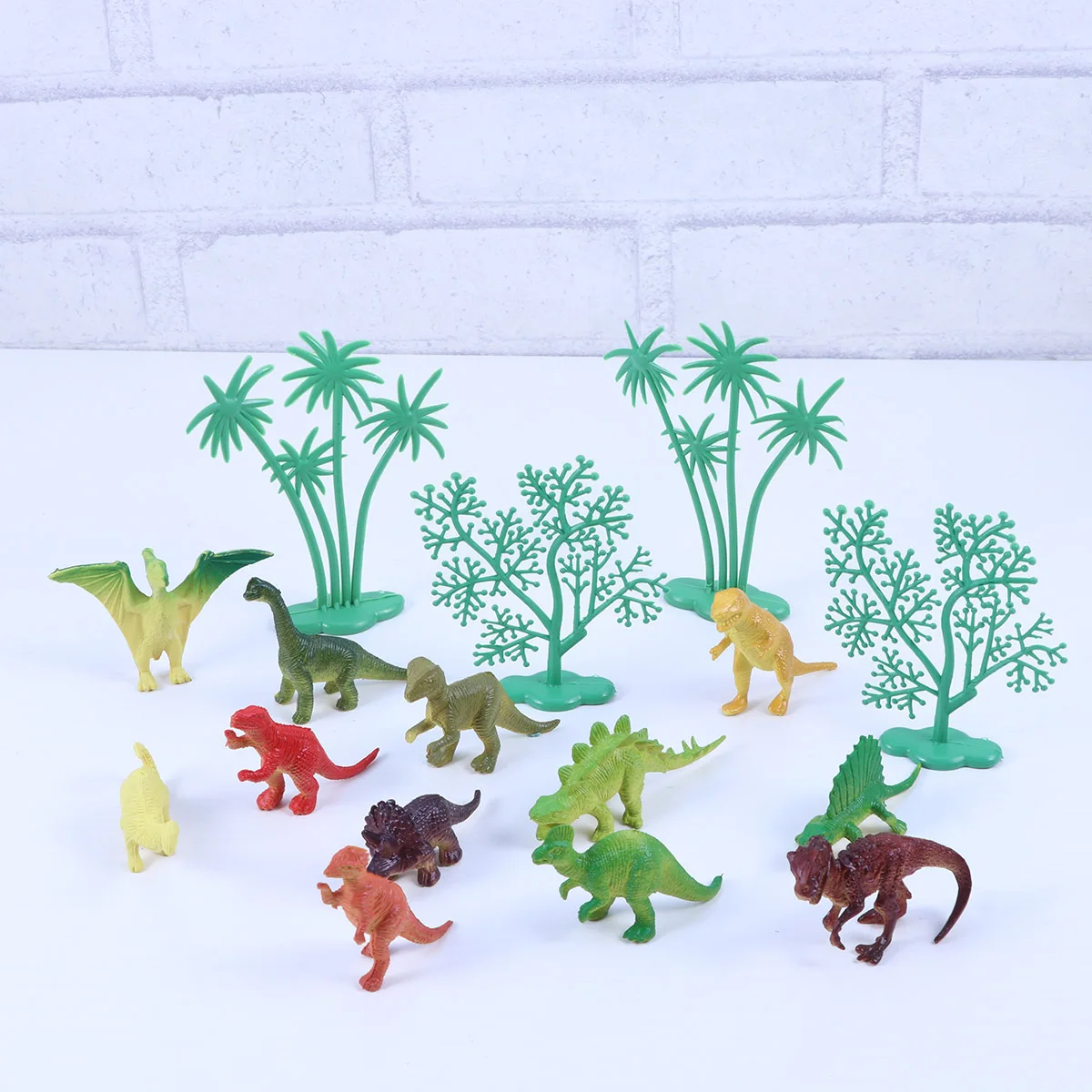 

16 PCS Cake Decoration Ornaments Topper Decorations Wedding Resin Dinosaur Luxury