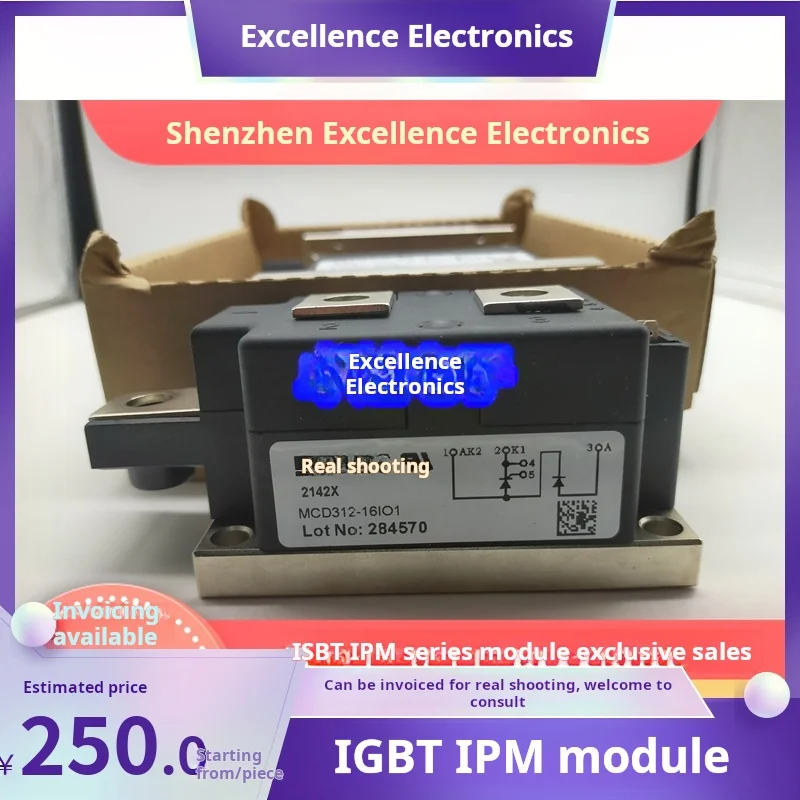 Mcd312-16io1/14io1/12io1/18io1 Silicon controlled diode module mcc310 Mdd255