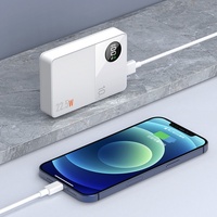 10000mAh Mini Power Bank USB C Port 22.5W Portable Fast Charging Spare Battery For Iphone Samsung Xiaomi Carried On The Plane Q8