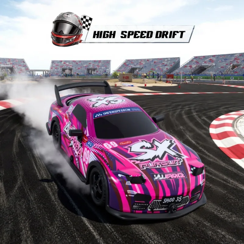 

1:22 RC Drift Car 4WD Мини-автомобиль с дистанционным управлением и светодиодными фонарями для дрифта и приключений