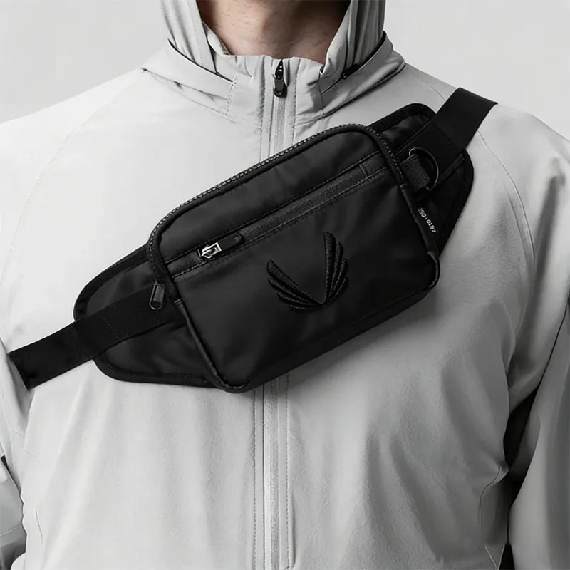 

Мужская нагрудная сумка-бананка из ПВХ, водонепроницаемая, для спорта, велоспорта, уличного стиля, бега, походов, путешествий, наплечная сумка