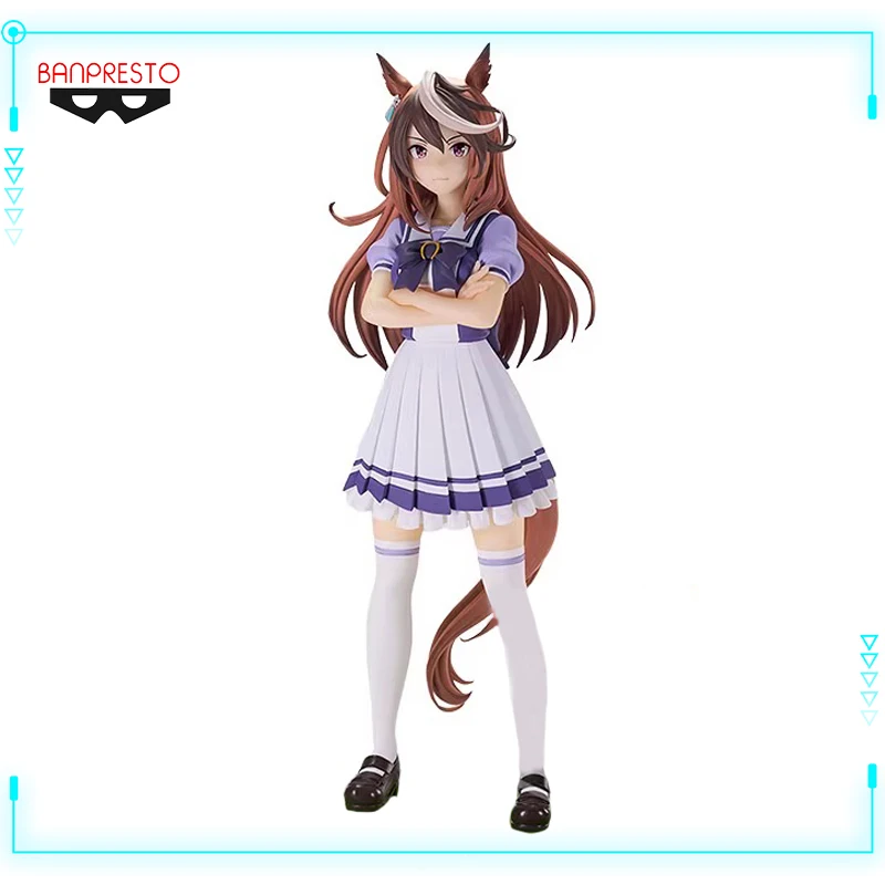 BANPRESTO Original Genuine Umamusume: Pretty Derby Symboli Rudolf 18cm Collections Model Kawaii Anime Girls Toy Figures Gifts