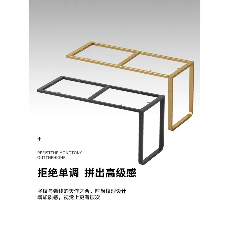 Customized table leg bracket Island table Kitchen bar cabinet Restaurant marble rock slab metal support foot desk base