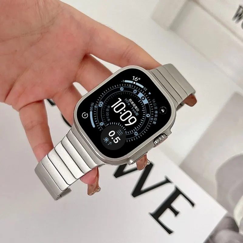 For Apple Watch 11 10 46mm 42mm Ultra 3 2 1 49mm Strap Business Wristband For iWatch 10 11 9 8 SE3 44mm 40mm 45mm Metal Bracelet
