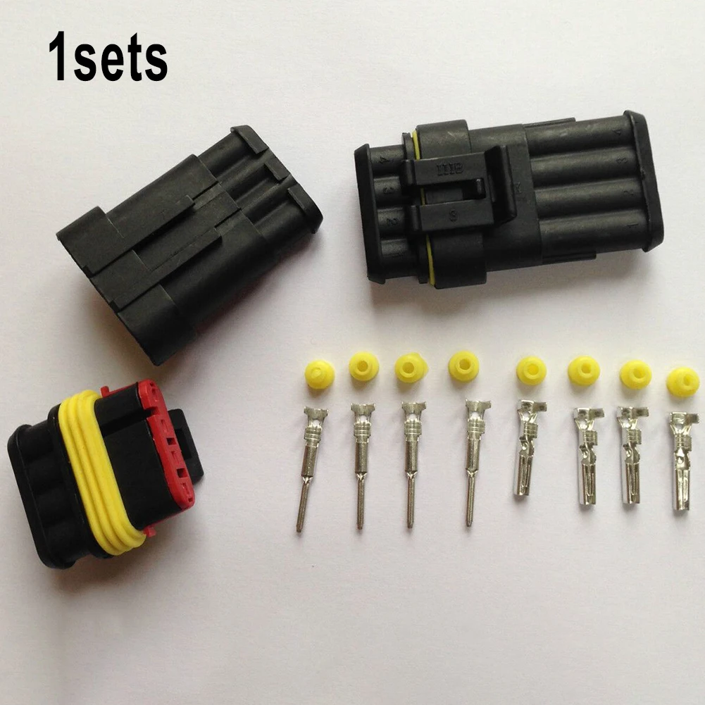 Waterproof Connector Plug Connectors 1/2/3/4/5/6 Pin 12A 600V Accessories Automobile Car Boat Kit Crimping Installation