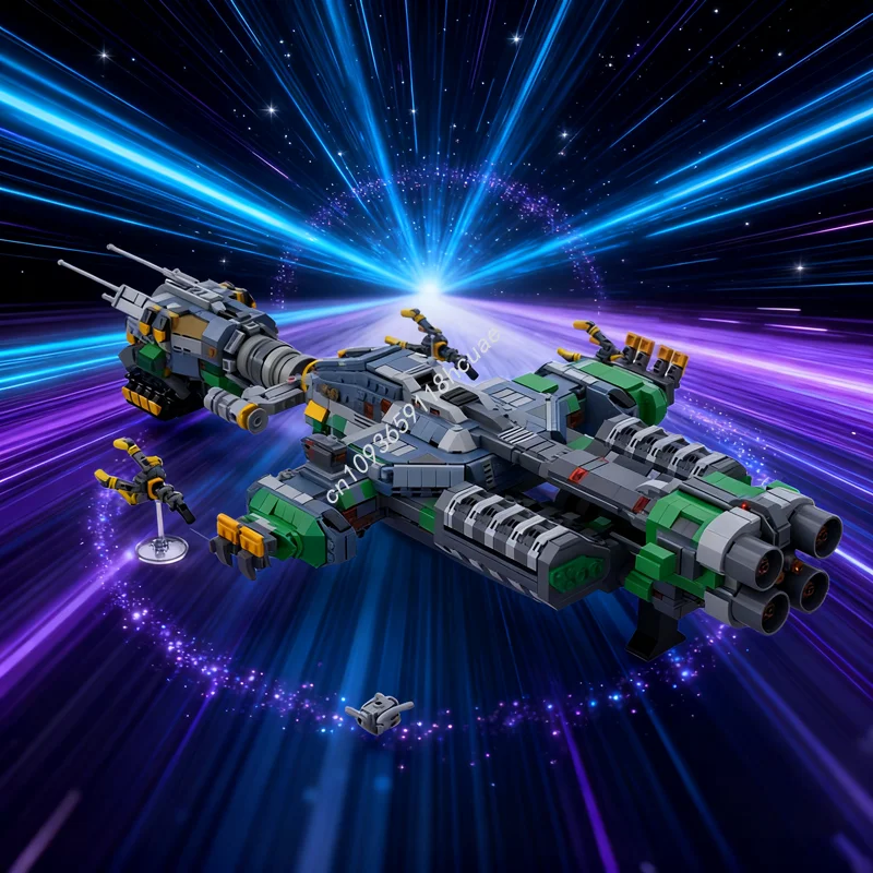 2732pcs MOC Porpoise O R E Mining Vessel Spaceed Model Building blocks Christmas gift Architecture toys DIY Brick Kids Birthday