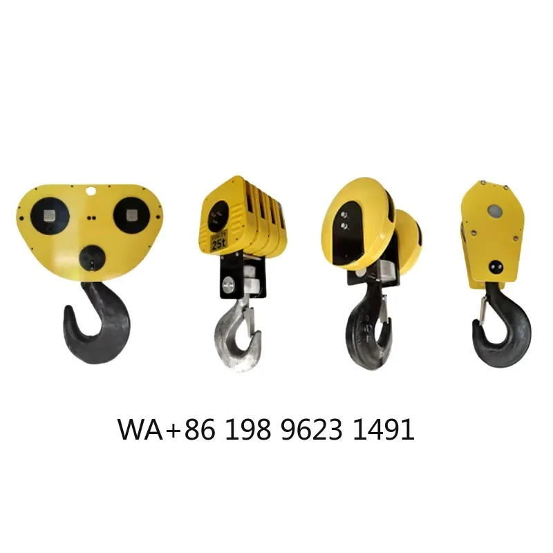 Wire Rope Crane Hook Safety Construction Motor Core Component for Engineering Building Warehouse Lifting