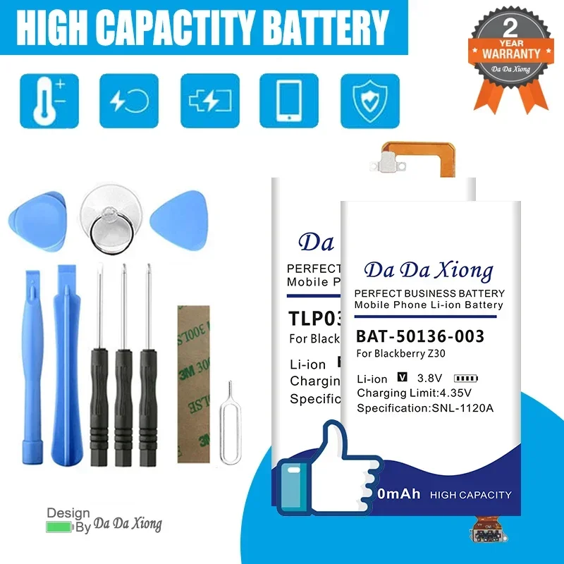 New BAT-51585-103 Battery For Blackberry LS1 Q5 Q10 Q20 Q30 Z30 9800 9810 Keyone DTEK60 MEREURY LTE SQN100-1 BBB100-1-2-3-4-5-7S